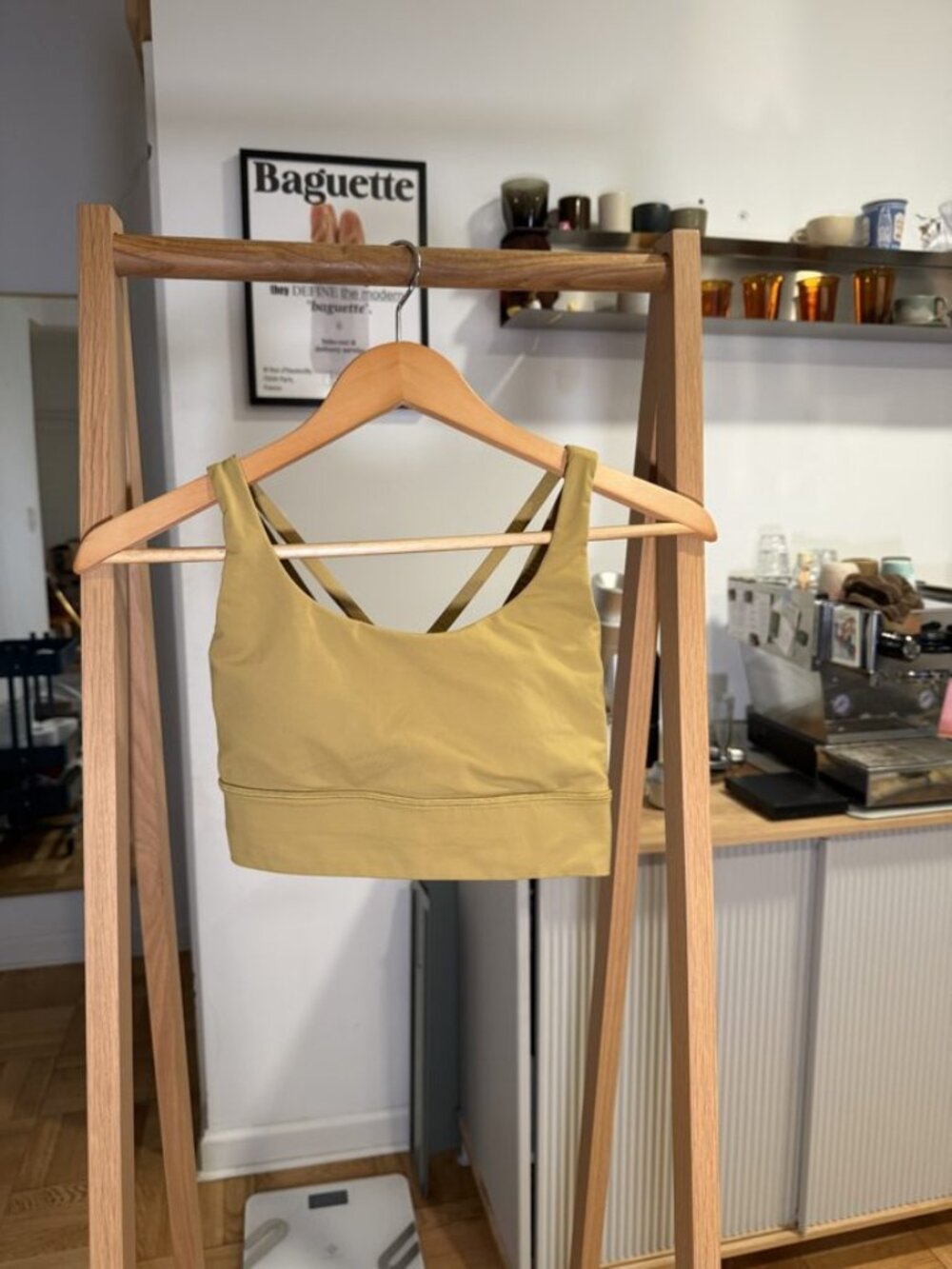 Lululemon Energy / Strappy Sports Bra Mustard Yellow